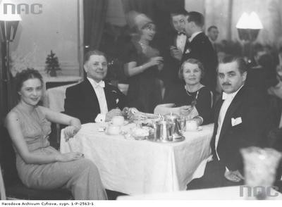 1936. Bal sylwestrowy w Hotelu Bristol w Warszawie