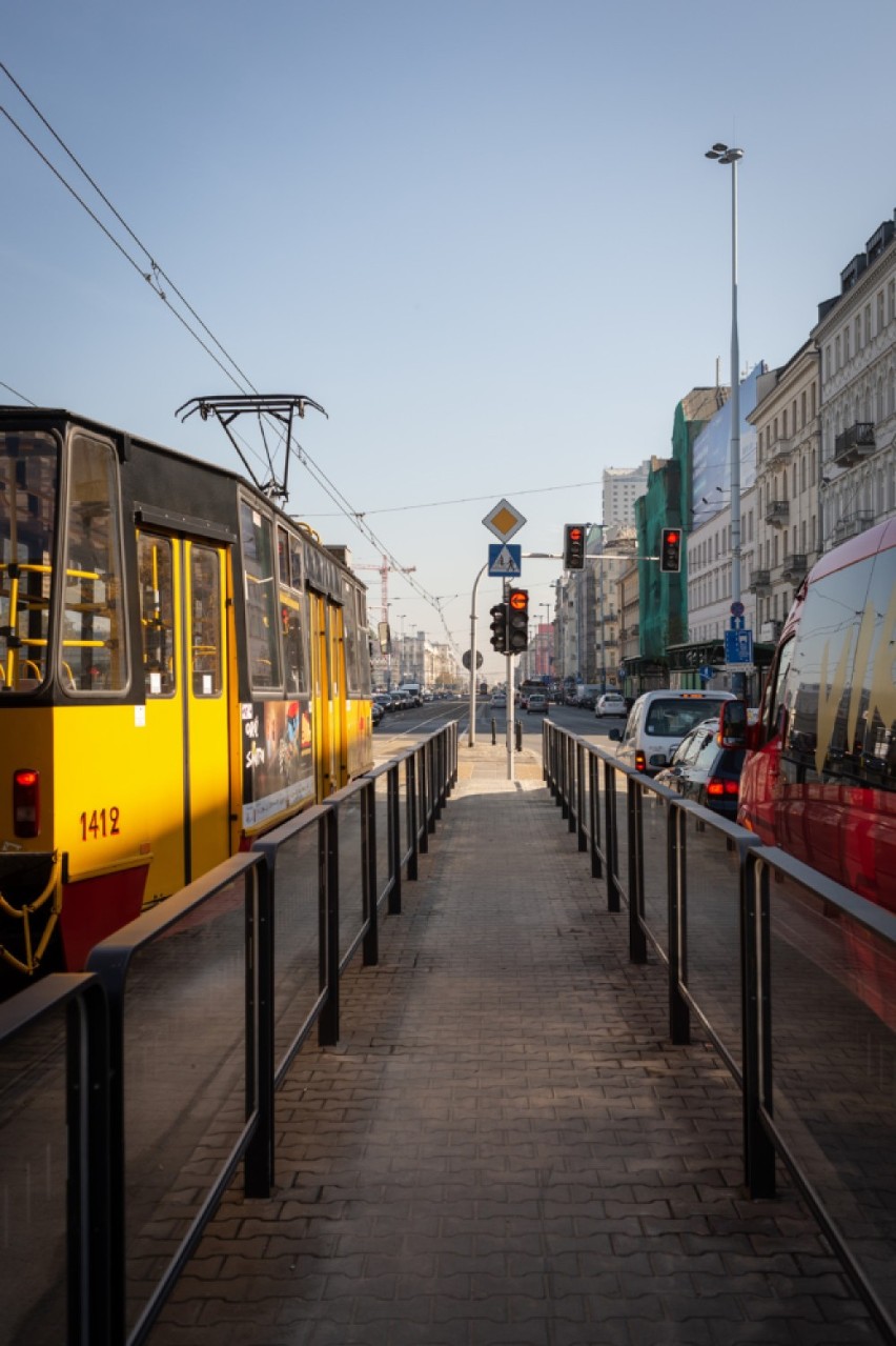 Przejście przy Dworcu Centralnym. Teraz przejdziemy na drugą...