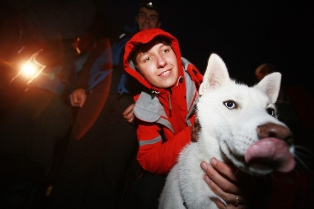 Małgorzata Orlik wędrowała z Borysem - psem rasy husky