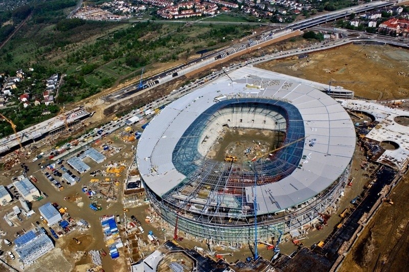 Fotoblog z budowy stadionu - 27.04.2011