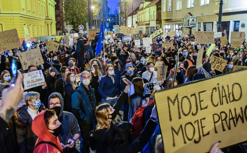 Strajk kobiet w Bydgoszczy