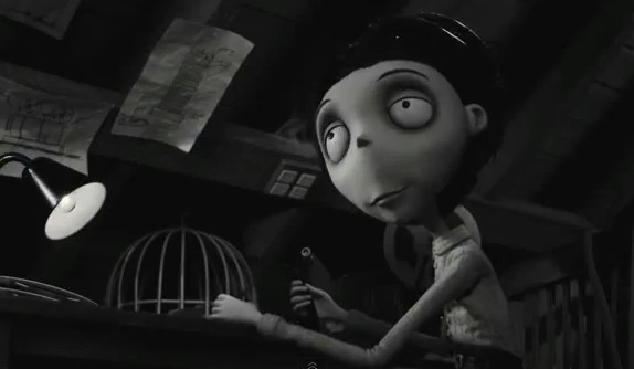 Kadr z filmu Frankenweenie