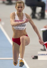Małgorzata Trybańska odpadła w eliminacjach trójskoku podczas halowych ME w Paryżu