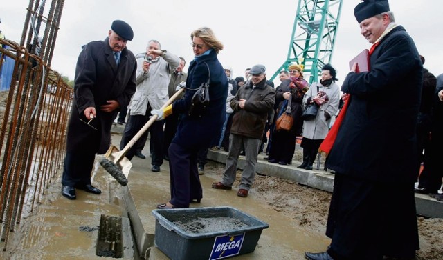 Wmurowanie aktu erekcyjnego pod nową siedzibę Stabilatora w Gdańsku Osowej