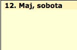 Synoptycy przewidują pogodę:sobota 12 maja - w dzień - 16-18 st. C, nocą - 3-5 st. C