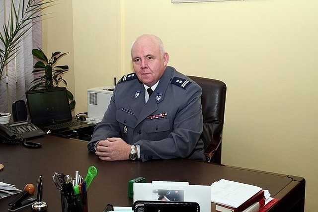 Komendant Powiatowy Policji w Będziniemł. insp. mgr Krzysztof Kwiatkowskiodchodzi na emeryturę