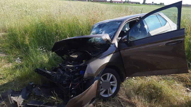 Łącznie na miejscu pracowało 10 strażaków