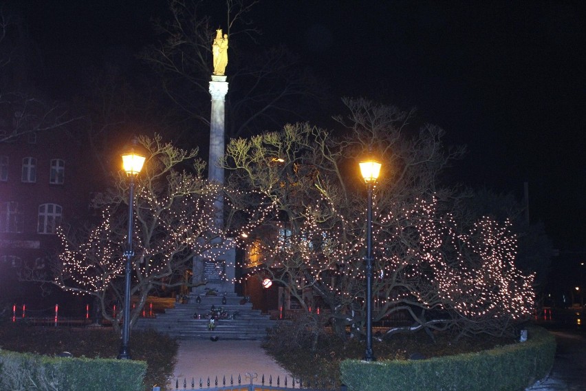 Świąteczne iluminacje w Wolsztynie