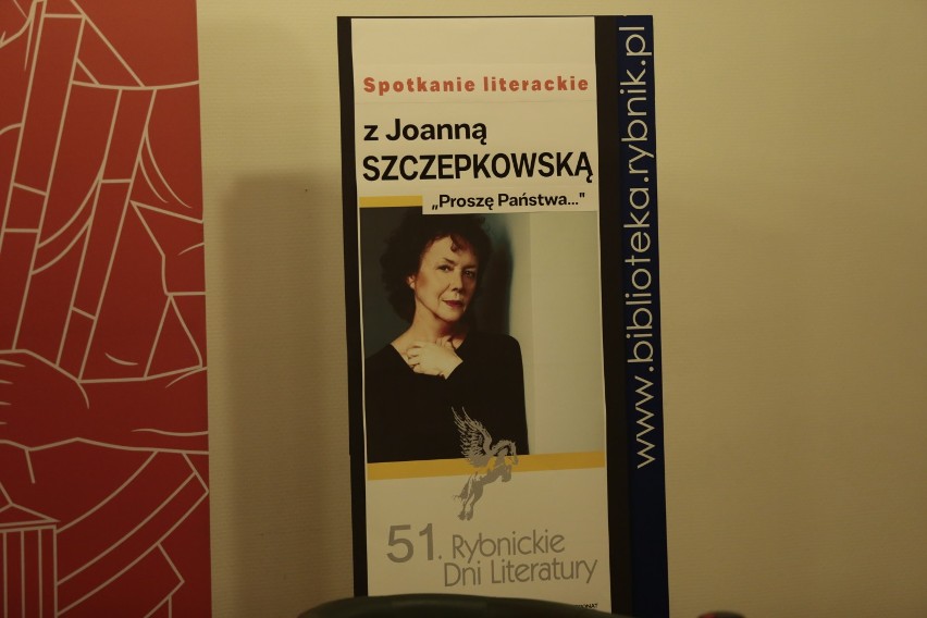 51 Rybnickie Dni Literatury: Joanna Szczepkowska w bibliotece