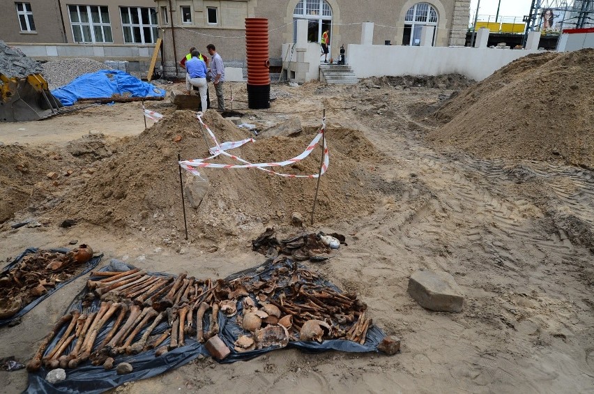 Ludzkie szczątki z okresu II wojny światowej odkopano w...