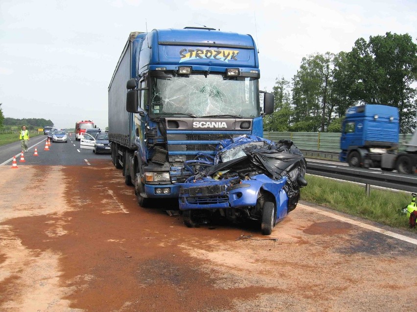 Dwie osoby zginęły na autostradzie A4 w Gliwicach