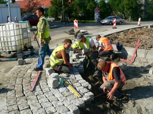 Budowa ronda na Malińskiej Pleszew