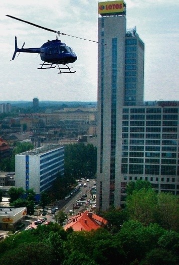 Helikoptery będą lądować na dachu tego wieżowca