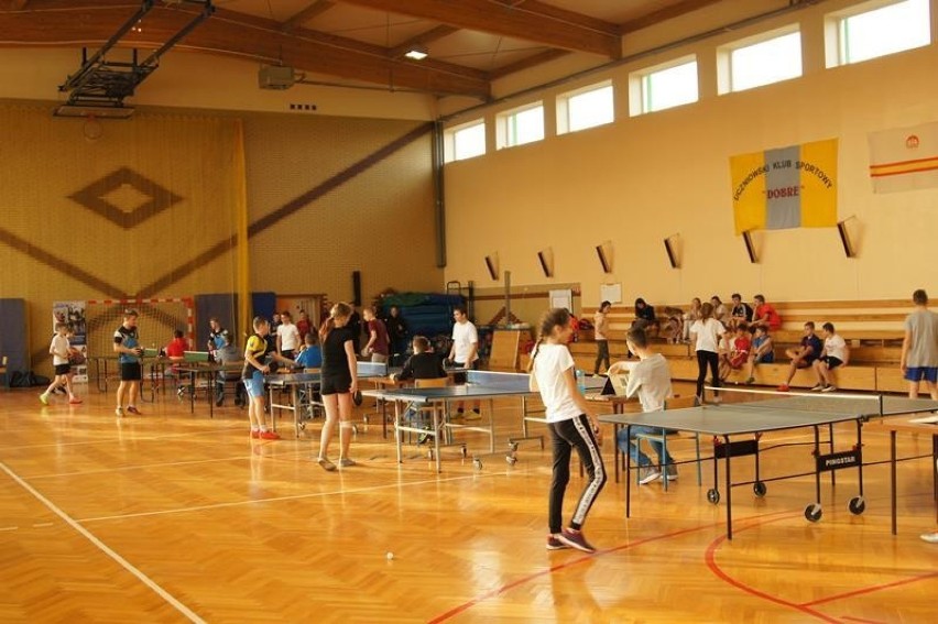 Turniej tenisa stołowego w Dobrem [wyniki, zdjęcia]