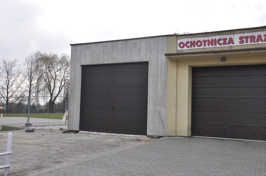 Do remizy OSP w Krzyżkowicach dobudowano garaż