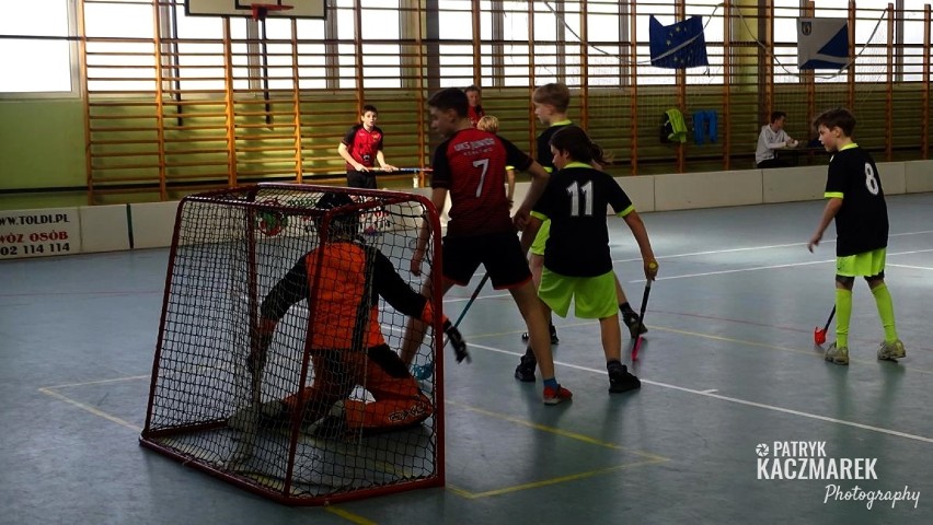 Młodzicy Juniora Kębłowo zajęli drugie miejsce podczas pierwszego turnieju eliminacyjnego w  ramach Wielkopolskiej Ligi Unihokeja
