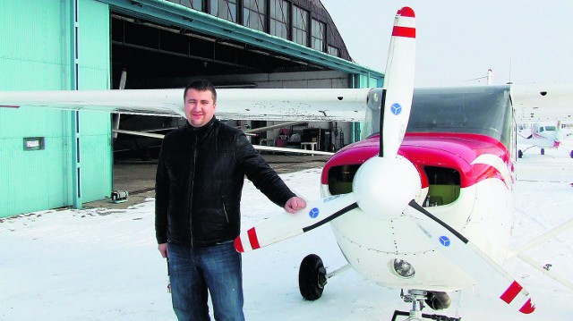Paweł Kos prezes Aeroklubu Nowy Targ przekonuje, że w żadnym aspekcie nie sprzeciwia się rozbudowie lotniska