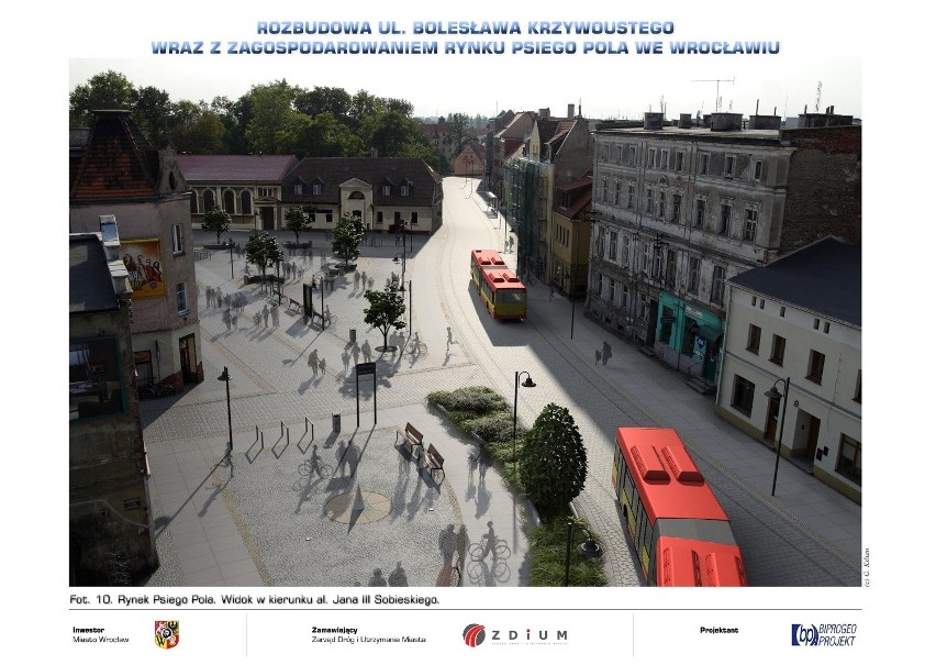 Wrocław: Skanska wyremontuje rynek Psiego Pola i zbuduje rondo