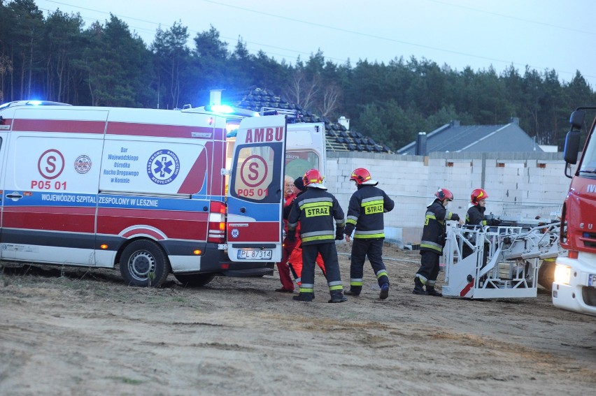 Wypadek na budowie. Mężczyzna spadł z dachu