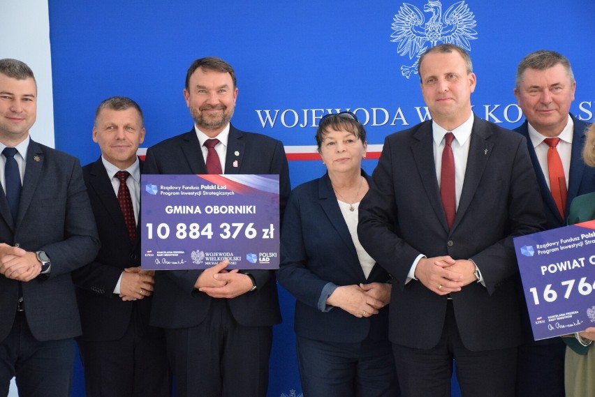 Samorządowcy z powiatu obornickiego otrzymali milionowe dofinansowania z Polskiego Ładu