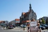 Protest handlowców w Krotoszynie