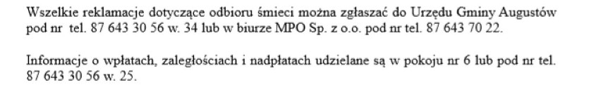 Wójt gminy Augustów: Ludzie segregują śmieci, ale nie najciekawiej. Będą więc płacić więcej. Zobacz nowe stawki