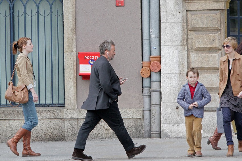 Luc Besson na ulicach Krakowa [ZDJĘCIA]