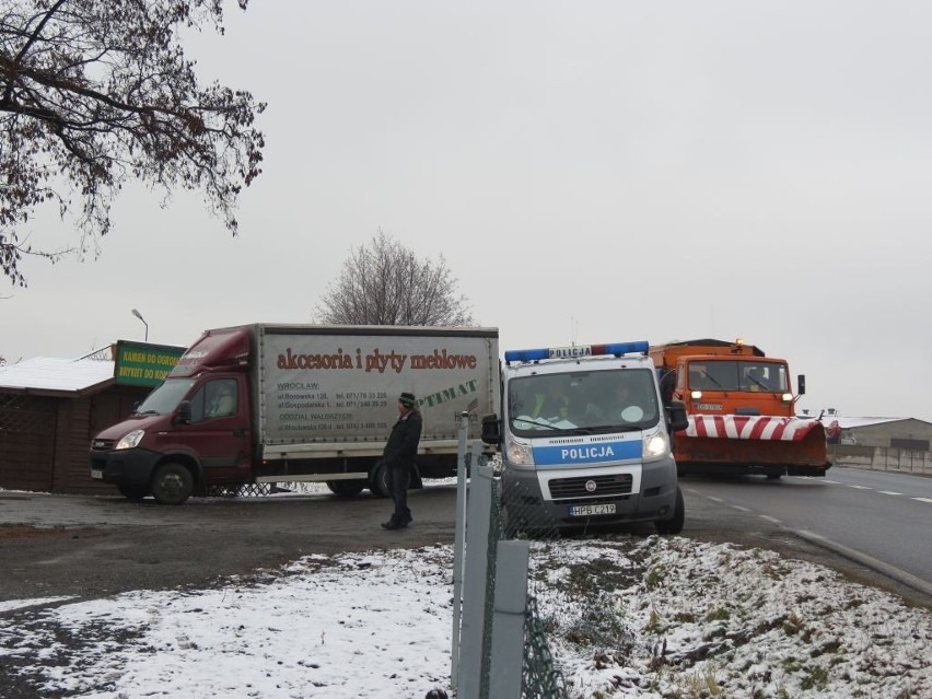 Wypadek na drodze z Wrocławia do Świdnicy