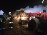 Gmina Nowy Dwór Gd. Nocny pożar stogu siana w Marynowach