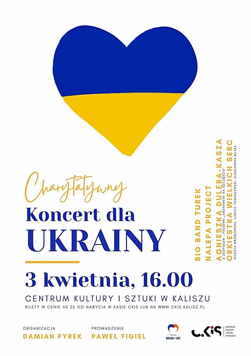 Kalisz: Wyjątkowy koncert charytatywny dla Ukrainy. Przyjdź i wesprzyj uchodźców