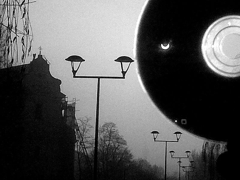 Zaćmienie widziane z Krakowa