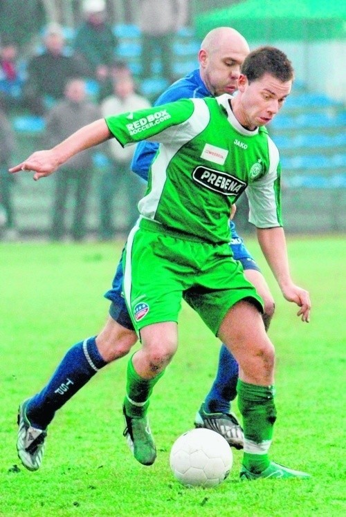 Filip Burkhardt był wyróżniającym się zawodnikiem Warty w wyjazdowym pojedynku z GKS Jastrzębie
