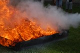 Pożar kurnika w Kiełpinie - trwa akcja gaśniczo - ratunkowa