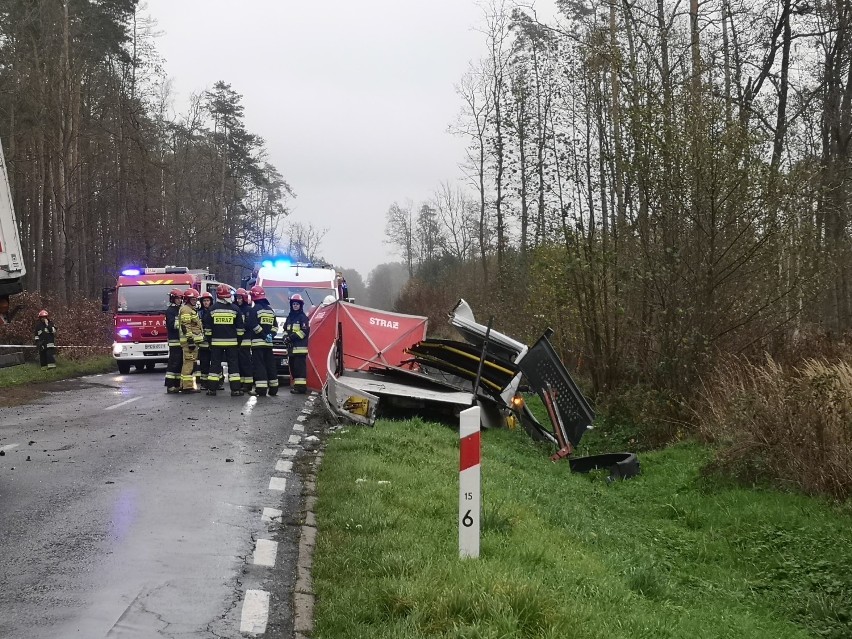 Śmiertelny wypadek na trasie Sulmierzyce-Odolanów [ZDJĘCIA]                            