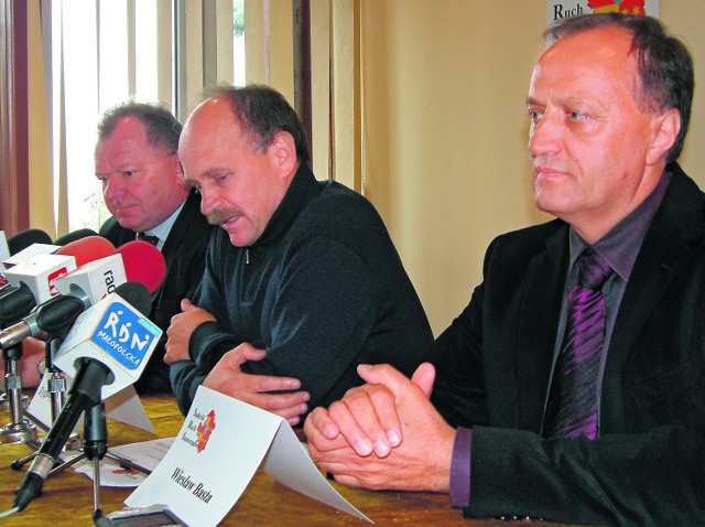 Od lewej Golonka, Berdychowski, Basta twarze nowego komitetu