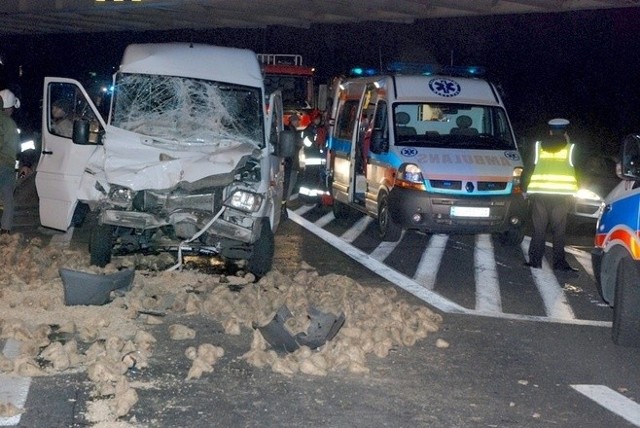 5 listopada w miejscowości Wilkołaz, w powiecie kraśnickim, bus pasażerski uderzył w ciągnik rolniczy. Dziewięć osób jest rannych, w tym jedna ciężko - doznała licznych złamań. Wilkołaz: Bus uderzył w ciągnik rolniczy. 9 osób rannych