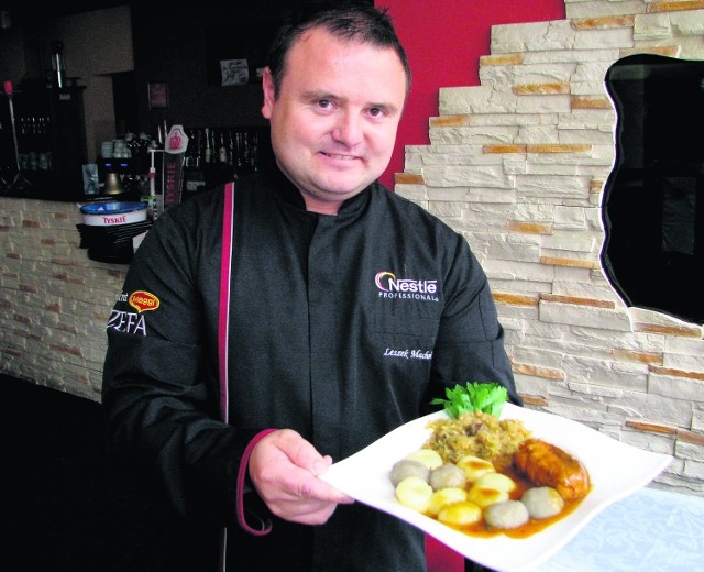 Leszek Machoń to nie tylko świetny barman, ale i kucharz