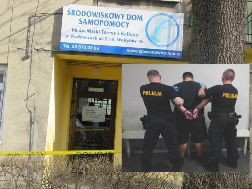 Środowiskowy Dom Samopomocy w Wadowicach, w którym doszło do...