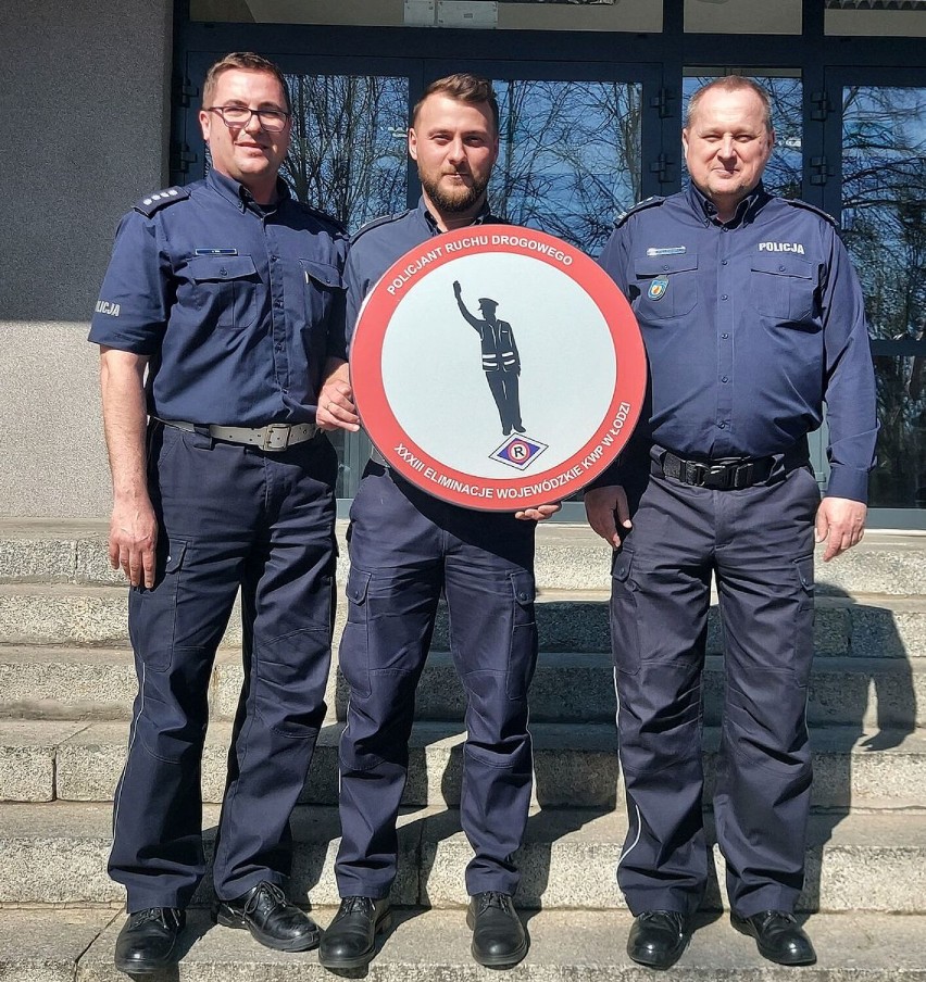Najlepsi policjanci ruchu drogowego w województwie łódzkim