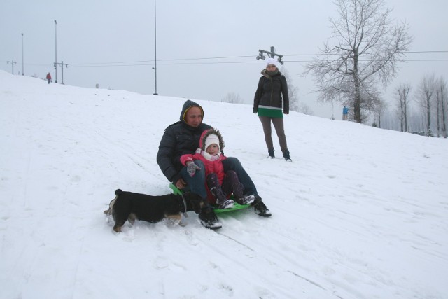 Rodzina Sobotków z Sosnowca już korzysta z atrakcji Górki