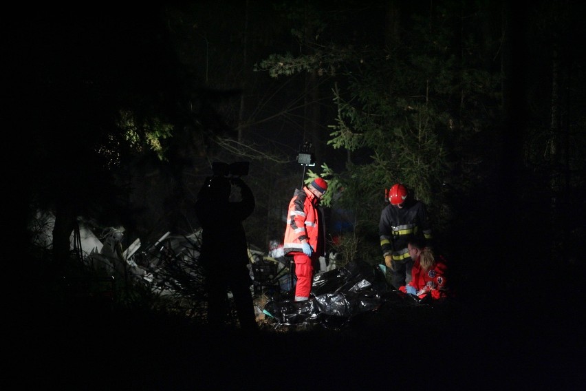 Wypadek samolotu Cirrus w Pyrzowicach [ZDJĘCIA]