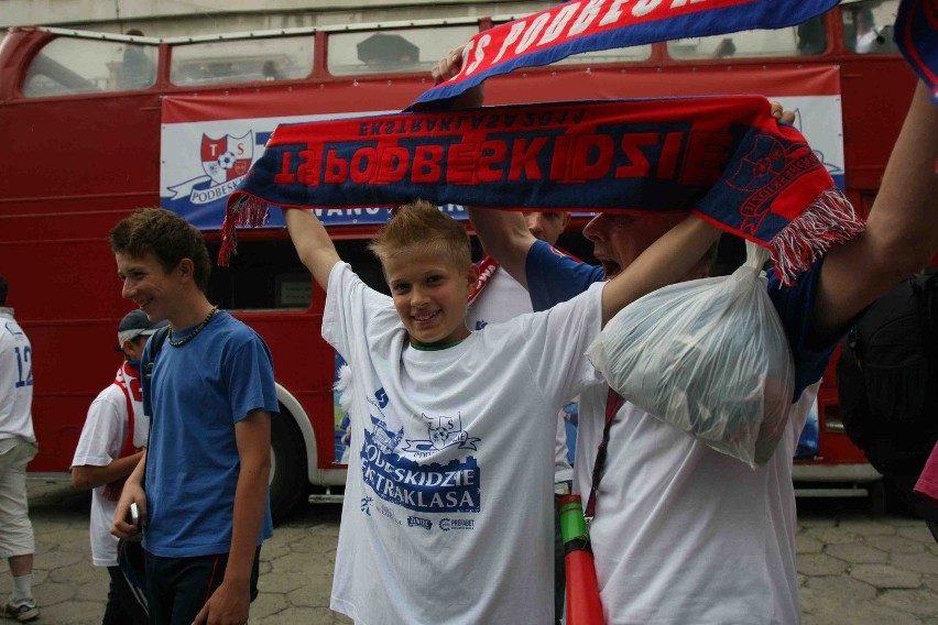 Bielsko-Biała świętuje awans Podbeskidzia do ekstraklasy [ZDJĘCIA I WIDEO]