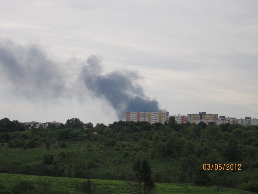 widok z balkonu z ulicy Poligonowej