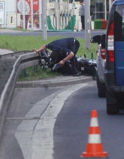 Śmierć motocyklisty. Centrum Bielska-Białej zakorkowane [ZDJĘCIA]