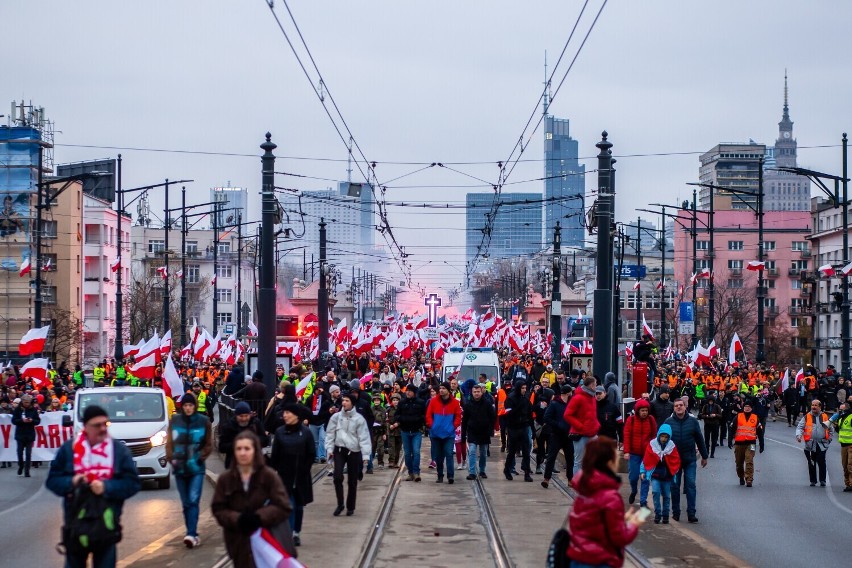 11 listopada ulicami Warszawy przejdzie 14. Marsz...