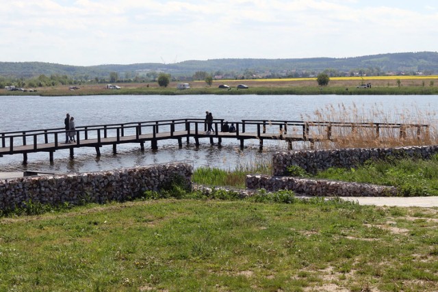 Zbiornik wodny Mściwojów atrakcją turystyczną regionu legnickiego.