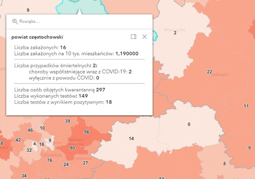 Koronawirus w woj. śląskim. W sobotę 1272 nowe zakażenia....