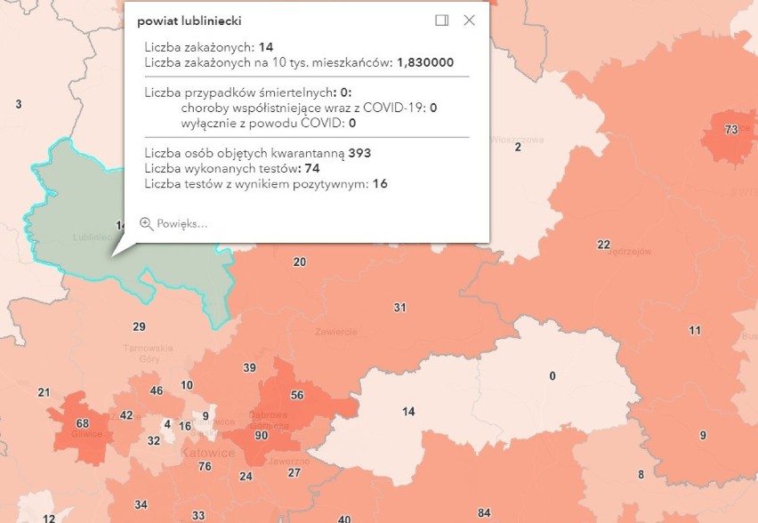 Koronawirus w woj. śląskim. W sobotę 1272 nowe zakażenia....