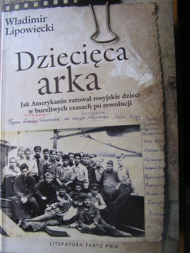 Okładka książki &#8222;Dziecięca arka&#8221;