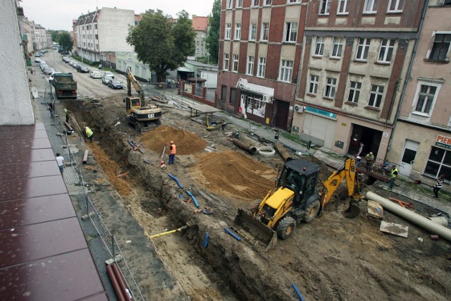 Remont ulicy Wrocławskiej w Legnicy